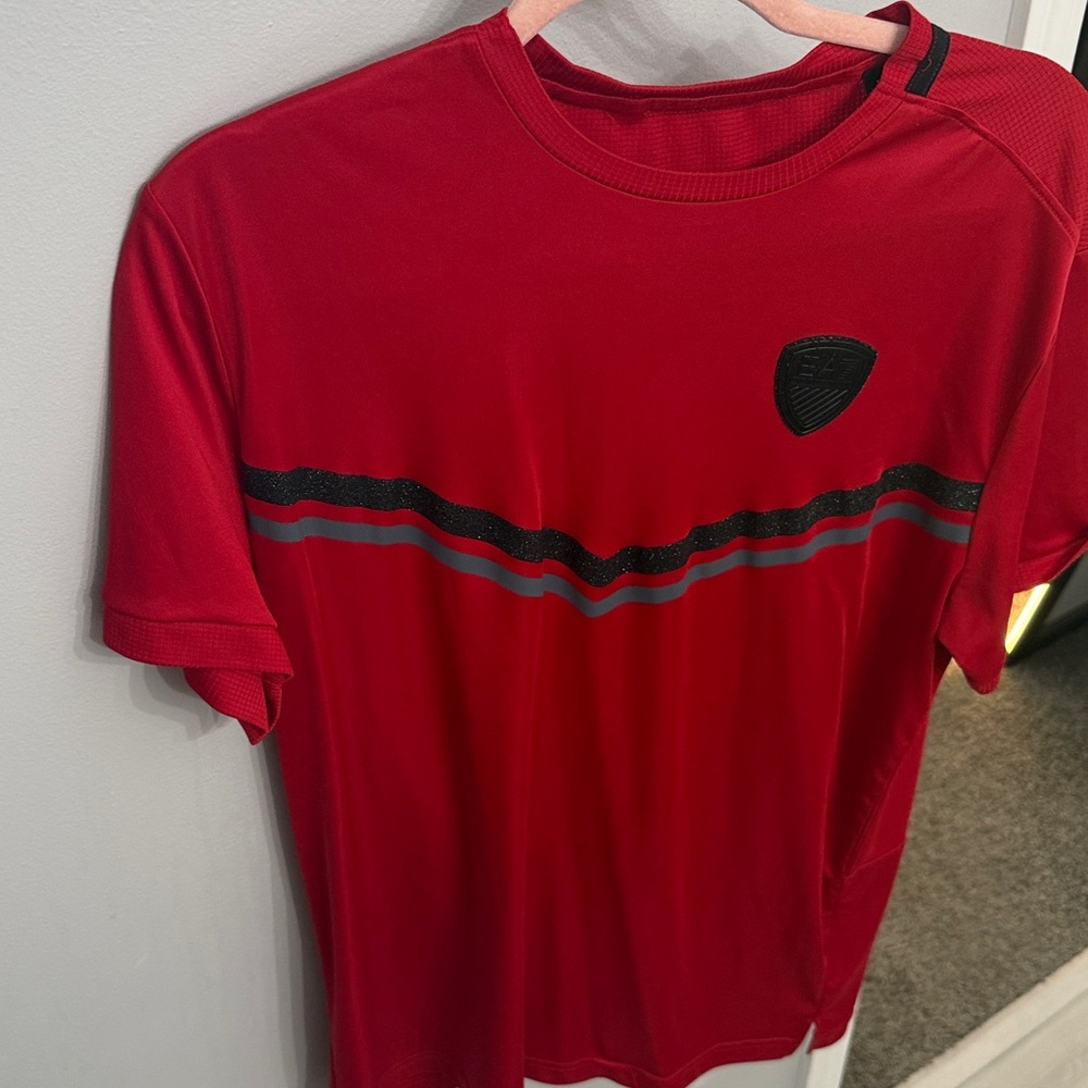 A/X Armani Exchange Red Short Sleeve Tee